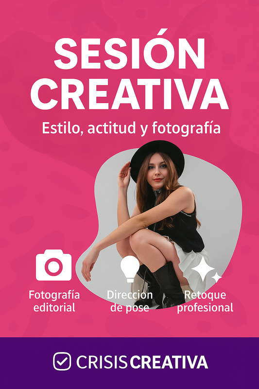 Sesión fotográfica en estudio