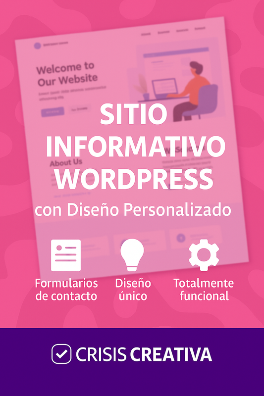 🖥️ Sitio Web Informativo en WordPress – Diseño Personalizado